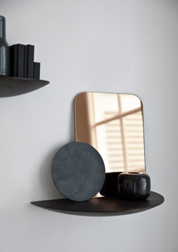 Menu GRIDY FUNGI Półka Ścienna 42 cm / Czarna