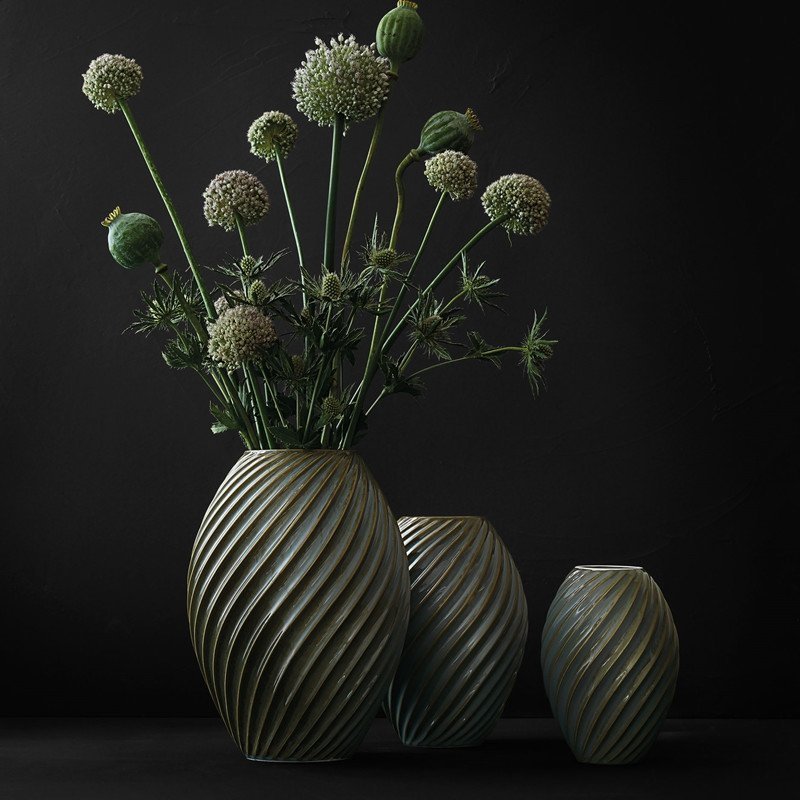 Morso RIVER Wazon do Kwiatów 26 cm Greyish Blue