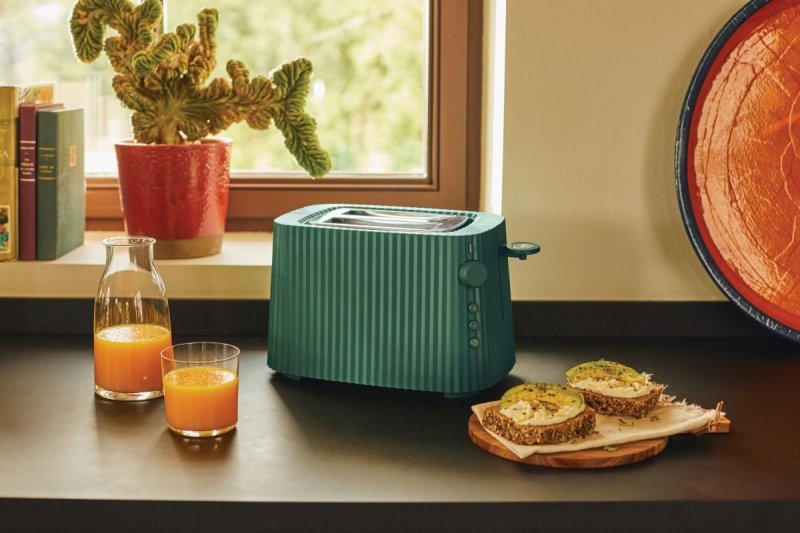Alessi PLISSE Toster - Zielony