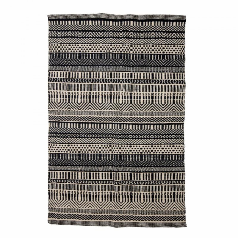 Bloomingville JOOB Dywan 180x120 cm / Czarny