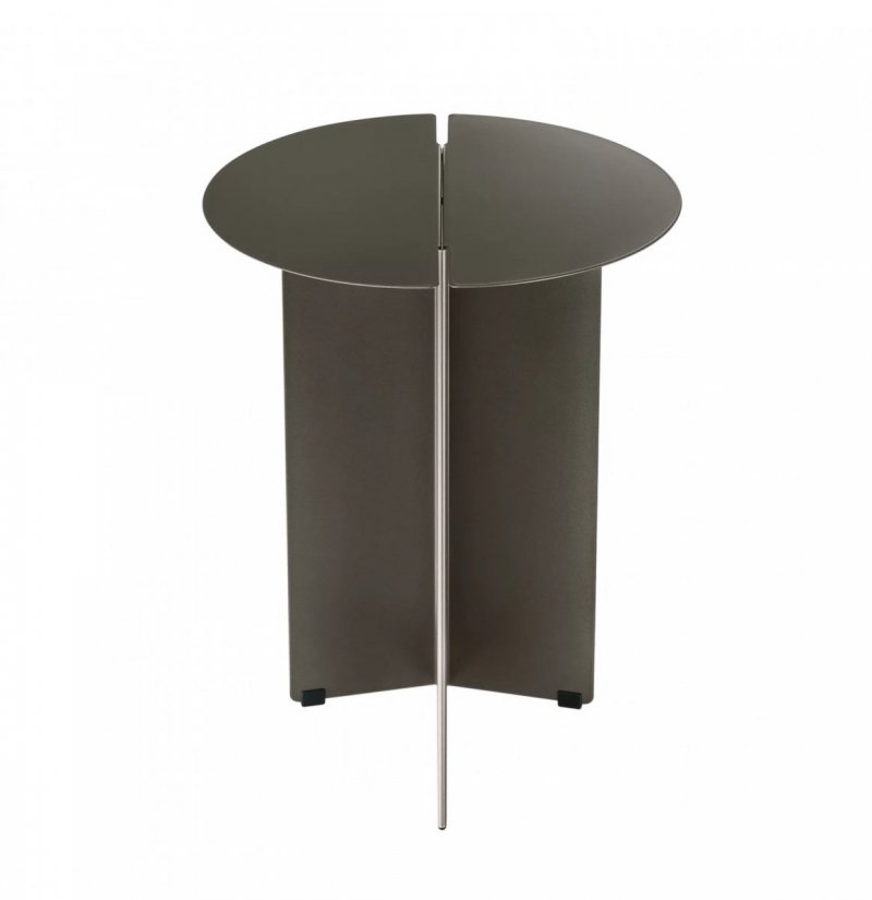 Blomus ORU Stolik Kawowy / Pomocniczy 35 cm - Brązowy Metaliczny - Burned Metal