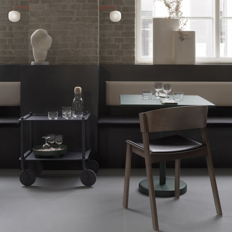 Muuto FLOW Wózek na Kółkach 3 Półki / Taupe