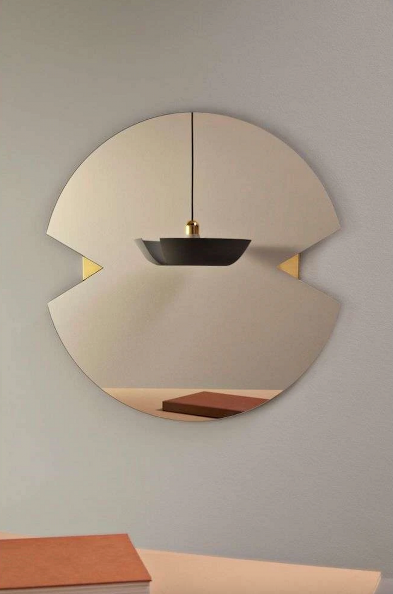 Aytm CYCNUS Lampa Wisząca 30 cm Taupe / Złota