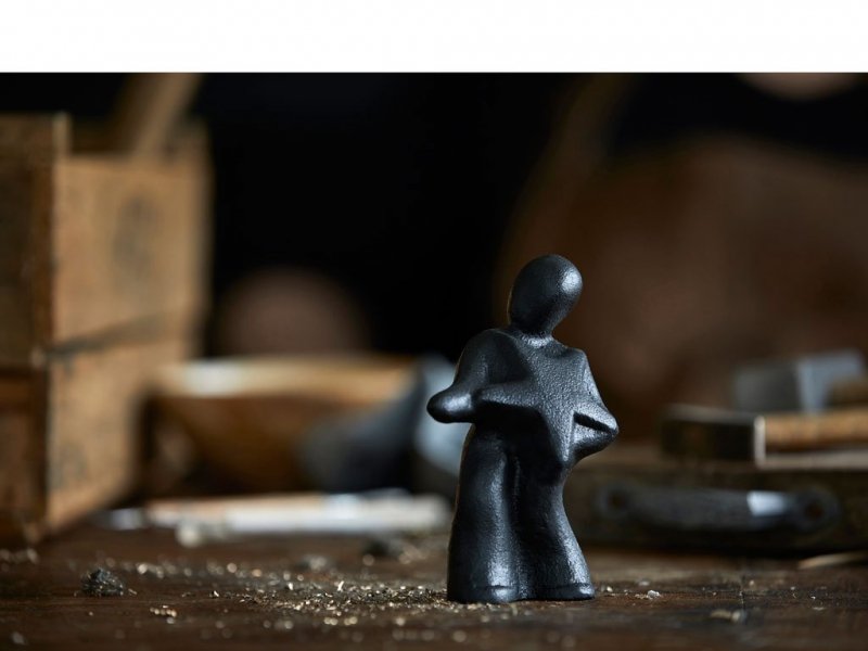 Morso SCULPTURE Żeliwna Figurka Dekoracyjna - "Catch the stars and enjoy your star moment"