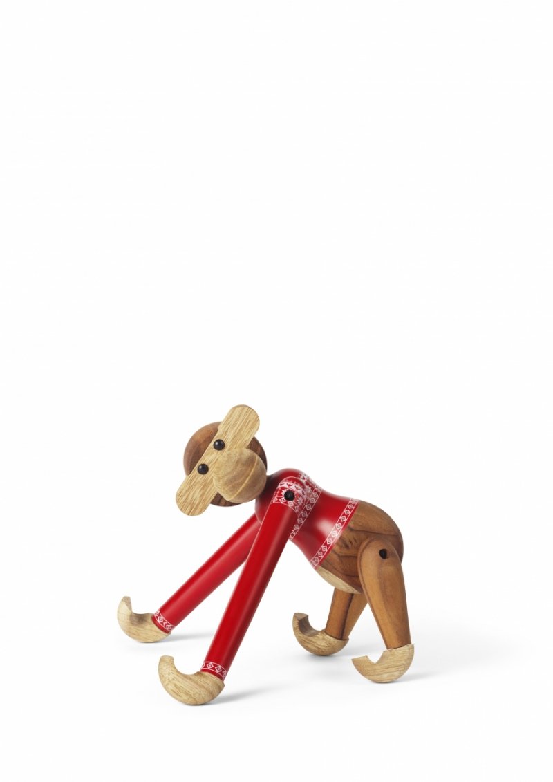 Kay Bojesen MONKEY Małpka Drewniana - Mała / Edycja Świąteczna 2024