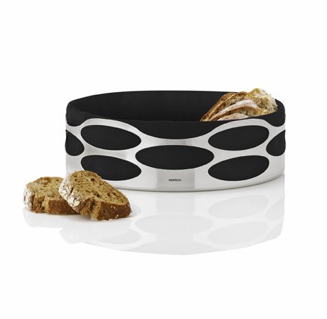 Stelton EMBRACE Stalowy Chlebak - Kosz na Pieczywo / Szary