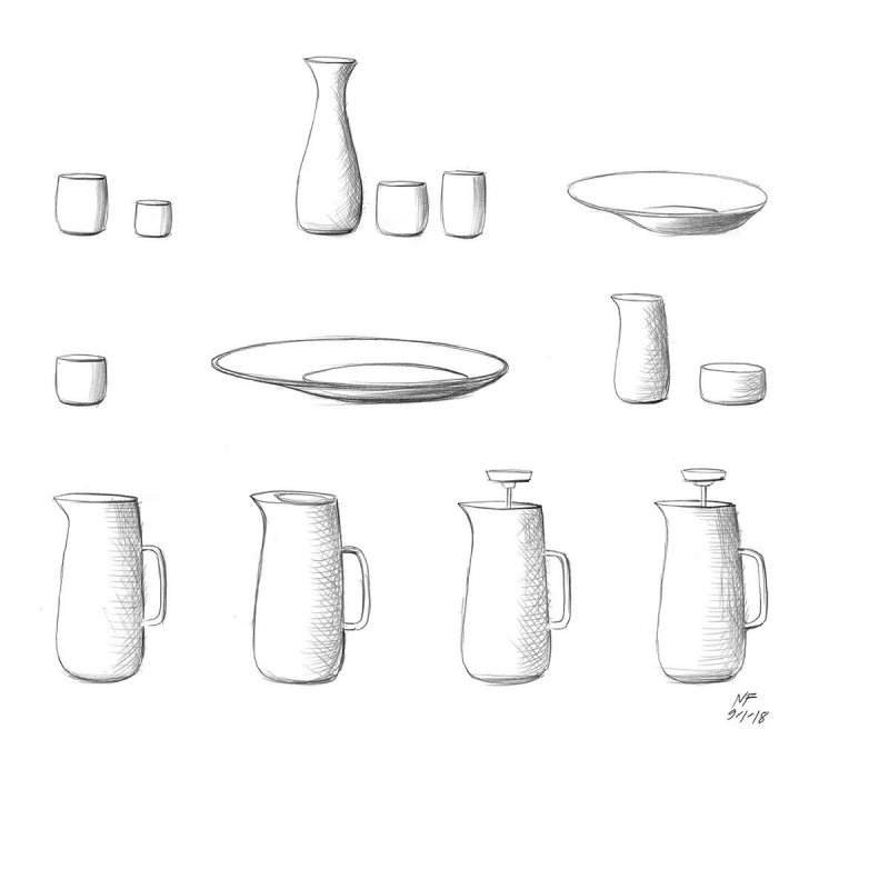 Stelton NORMAN FOSTER Cukiernica Porcelanowa - Biała