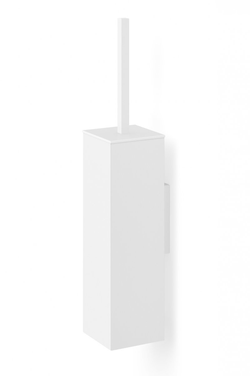 Zack CARVO Ścienna Szczotka Toaletowa do WC Kwadratowa Biała