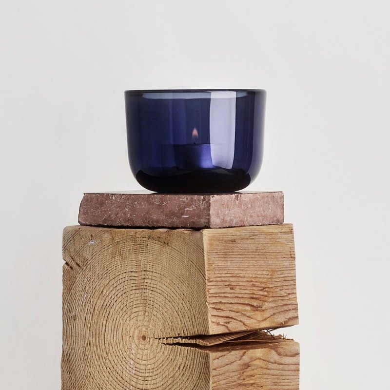 Iittala VALKEA Świecznik Tealight / Czerwony