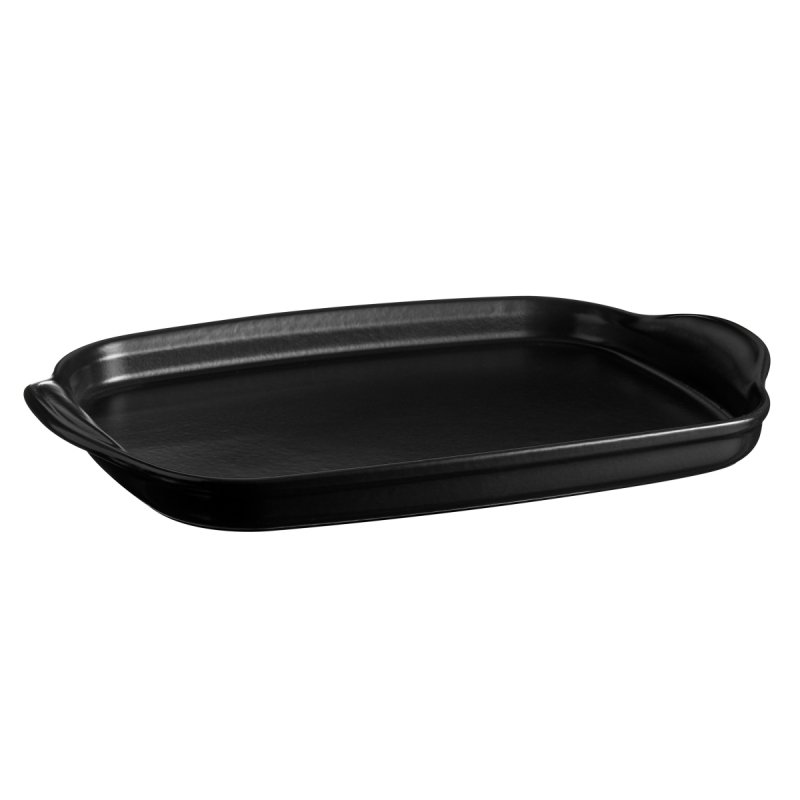 Emile Henry GRILL Ceramiczna Patelnia do Grillowania / Czarna