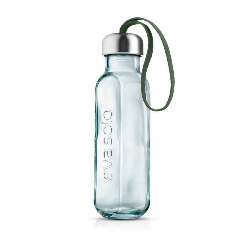 Eva Solo RECYCLED Butelka do Wody 0,5 l ze Szkła z Recyklingu - Zielona