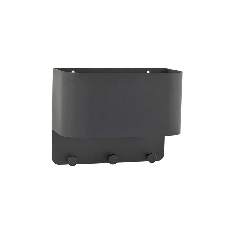 House Doctor POCKET Organizer i Wieszak Ścienny / Czarny