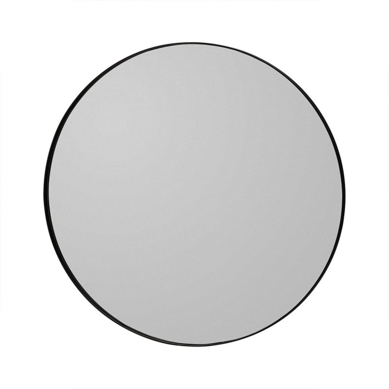 AYTM - CIRCUM Lustro Ścienne Okrągłe 70 cm Czarne - Tafla Czarna