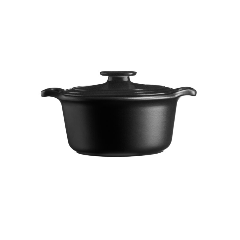 Emile Henry SUBLIME+ Garnek Ceramiczny 3 l / Czarny