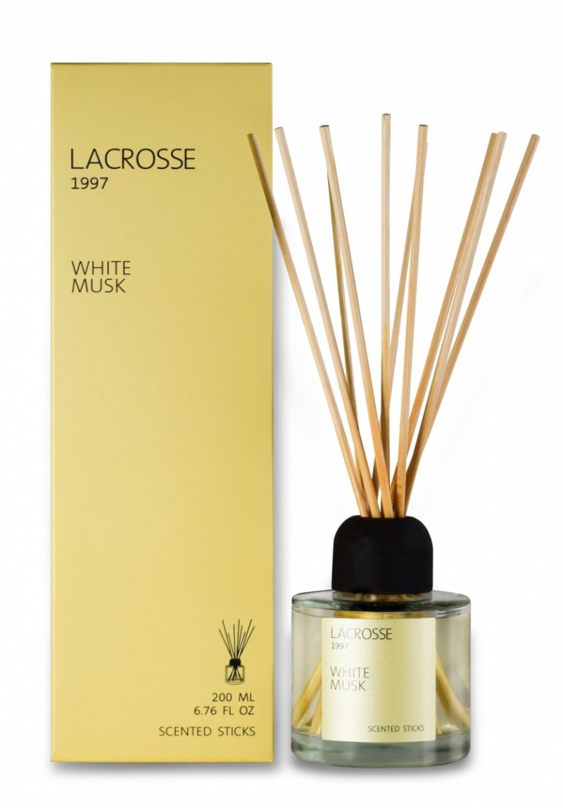 Lacrosse CLASSIC Dyfuzor Zapachowy z Patyczkami 200 ml / Zapach Białe Piżmo