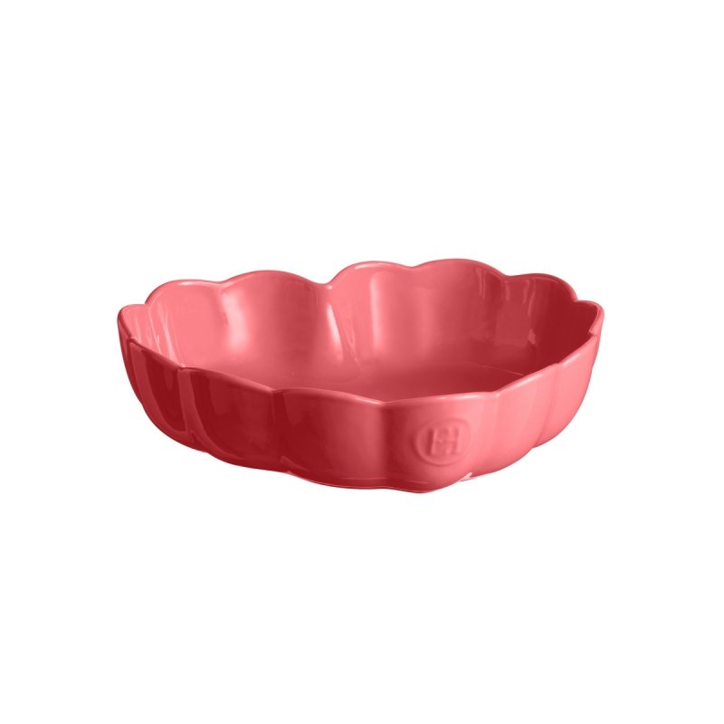 Emile Henry MADELEINE Ceramiczna Forma do Ciasta Serce / Różowa