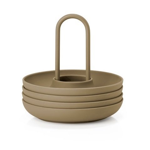 ZONE Denmark SINGLES Kieliszki do Jajek 4 Szt. Khaki