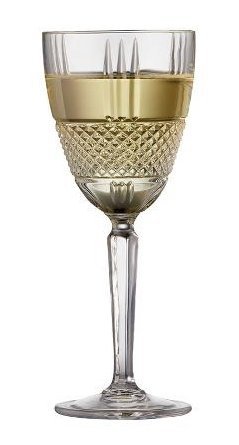 Lyngby Glass BRILLANTE Kryształowe Kieliszki do Białego Wina 230 ml 4 Szt.