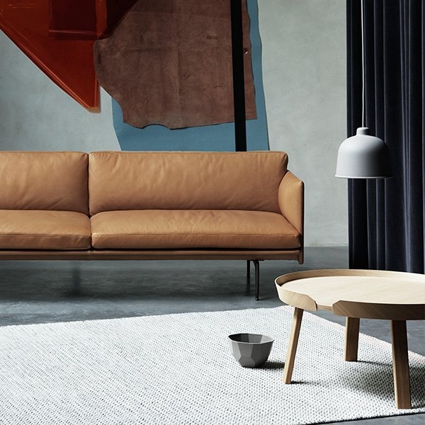 Muuto AROUND Stolik Kawowy 72 cm Zielony Dusty Green