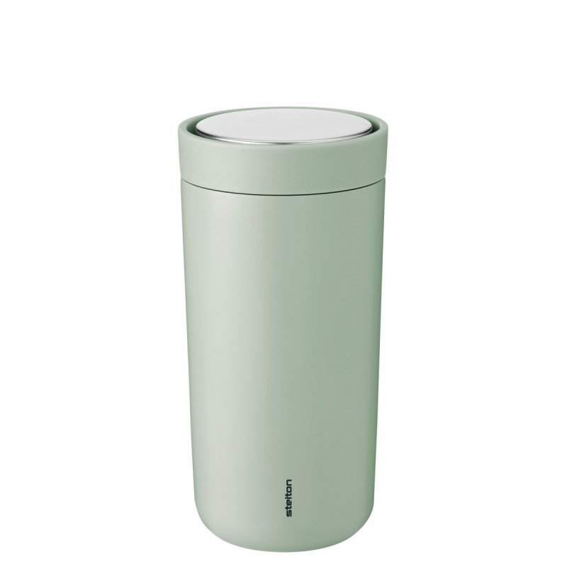 Stelton TO GO CLICK Stalowy Kubek Termiczny 400 ml / Miętowy