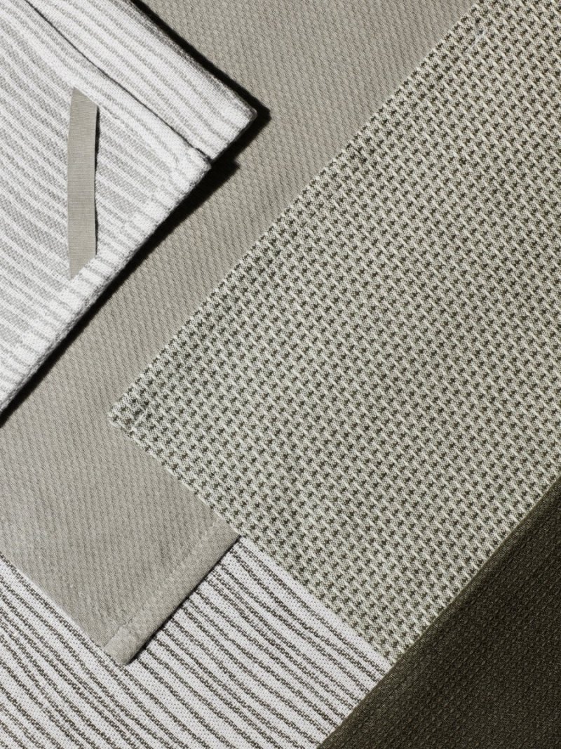 Blomus BELT Ścierka - Ręcznik Kuchenny 2 Szt. Lily White/Micro Chip