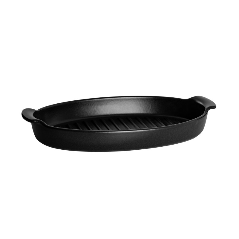 Emile Henry GRILL Naczynie - Forma do Grillowania 42 cm / Czarne