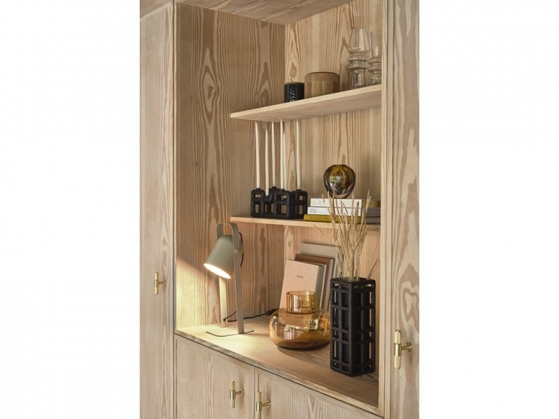 Villa Collection LYST Świecznik 28 cm Czarny