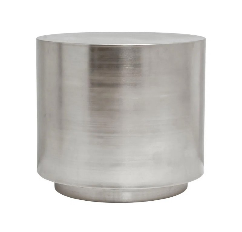 House Doctor STEP Metalowy Stolik Pomocniczy - Boczny / Srebrny