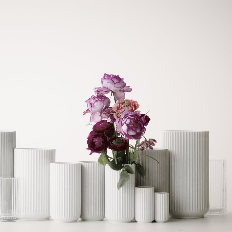 Lyngby Porcelain LYNGBY Wazon do Kwiatów 6 cm Biały