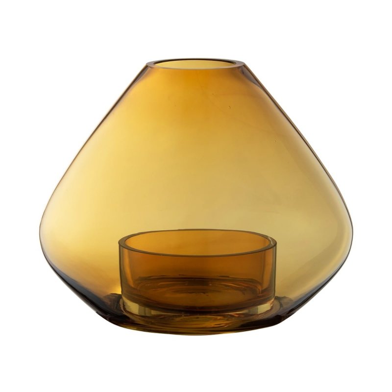 Aytm UNO Doniczka - Świecznik Lampion 21 cm Amber