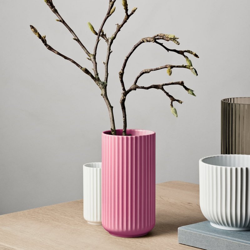 Lyngby Porcelain LYNGBY Wazon do Kwiatów 20,5 cm / Różowy