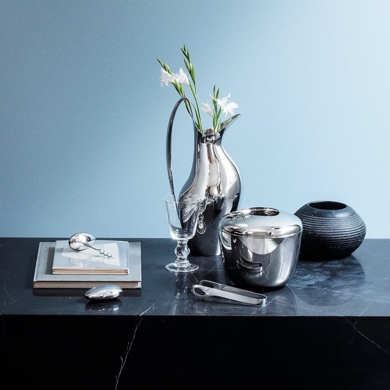 Georg Jensen SKY Pojemnik i Szczypce na Lód