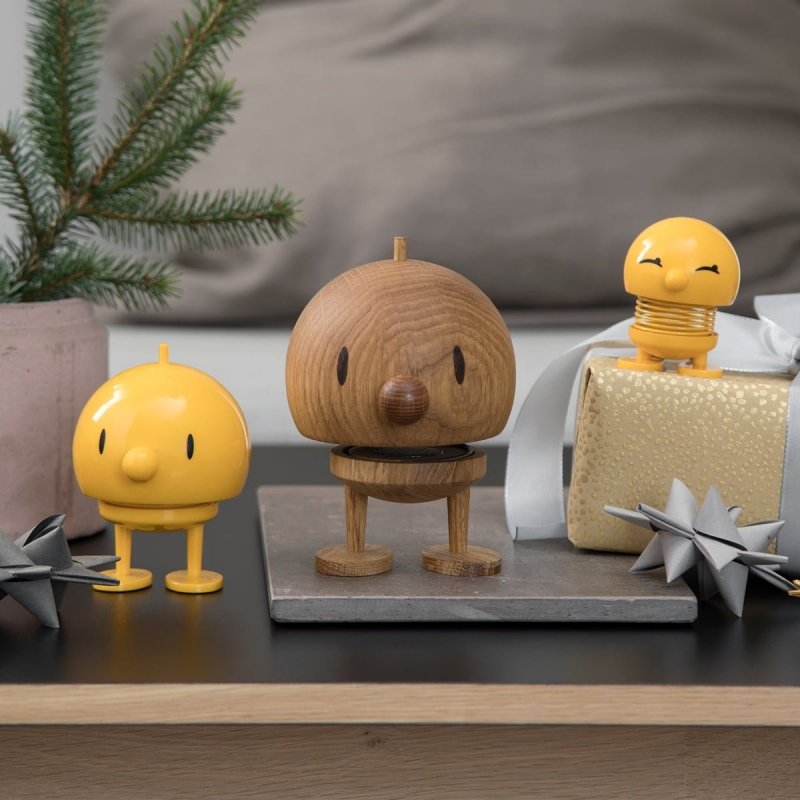 Hoptimist OAK Figurka Optymisty Bumble S - Ciemny Dąb