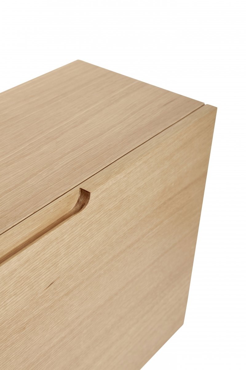 Hubsch NATURE Dębowa Szafka - Ścienna Półka na Buty