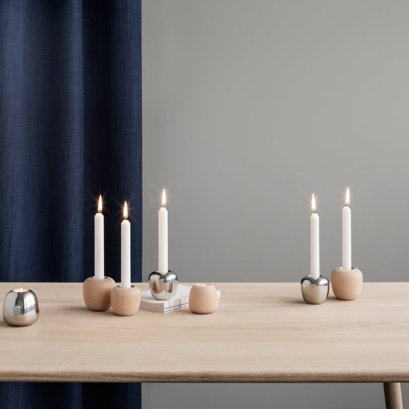 Stelton ORA Świecznik Stalowy - S