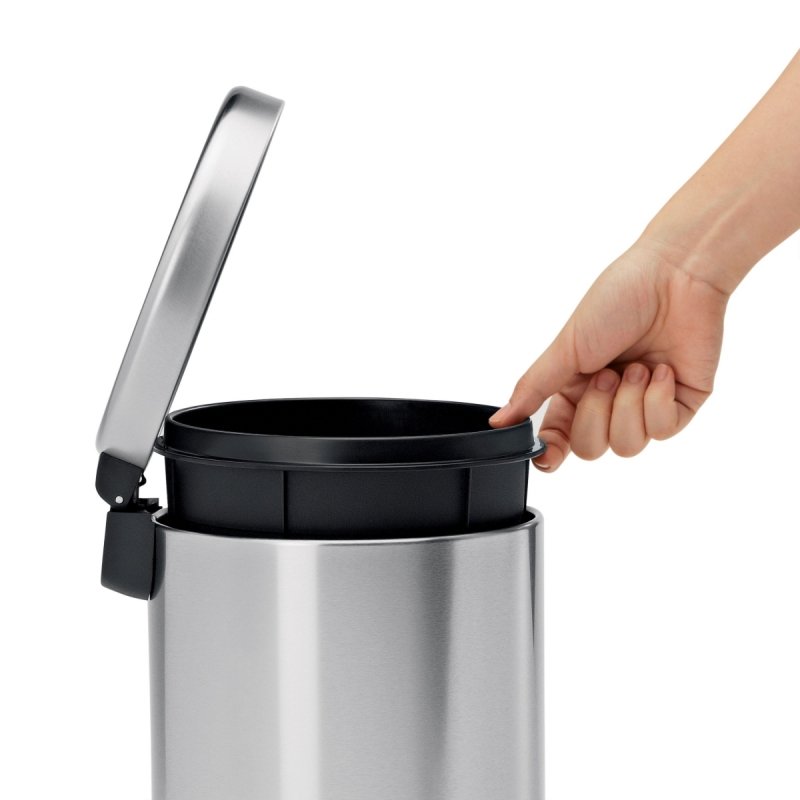simplehuman Kosz na Śmieci Pedałowy 4,5 l / Srebrny Matowy