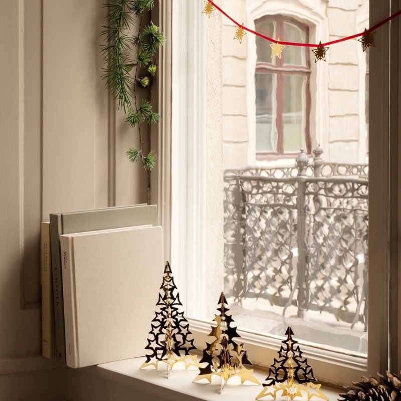 Georg Jensen CHRISTMAS Choinka Dekoracyjna 16 cm Złota