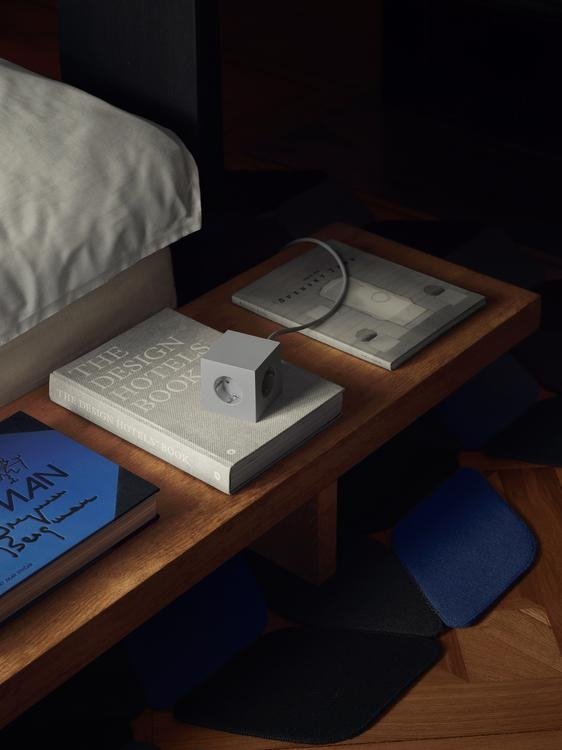 Avolt SQUARE 1 Listwa Zasilająca z Podwójnym USB-C i Magnetyczną Podstawą 3 m / Biały