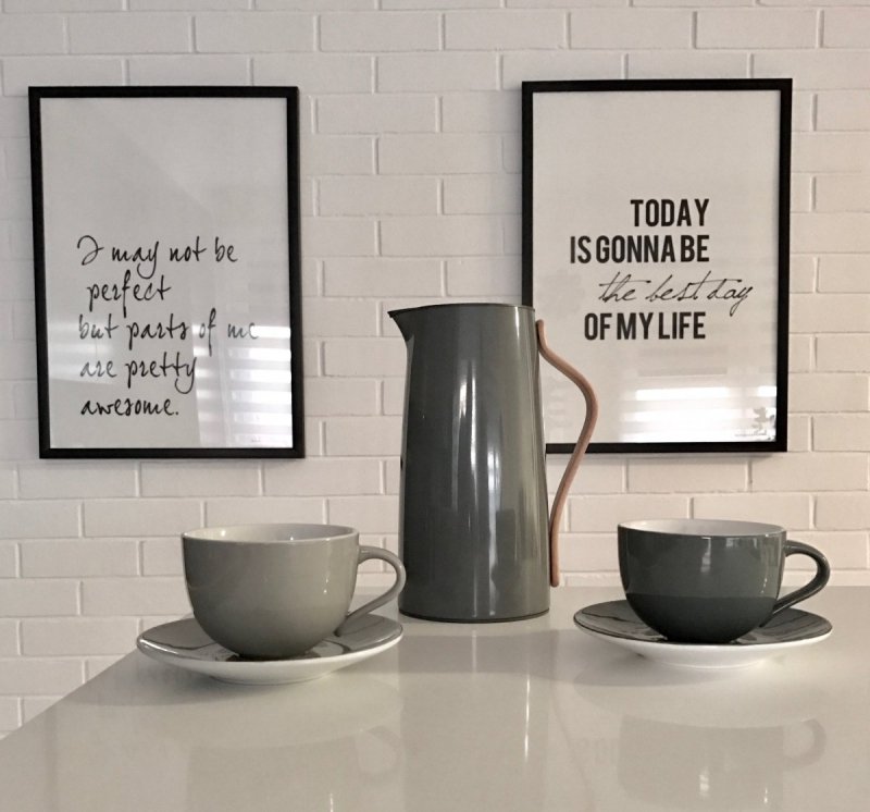 Stelton EMMA Filiżanki do Herbaty 350 ml 2 Szt. Szare