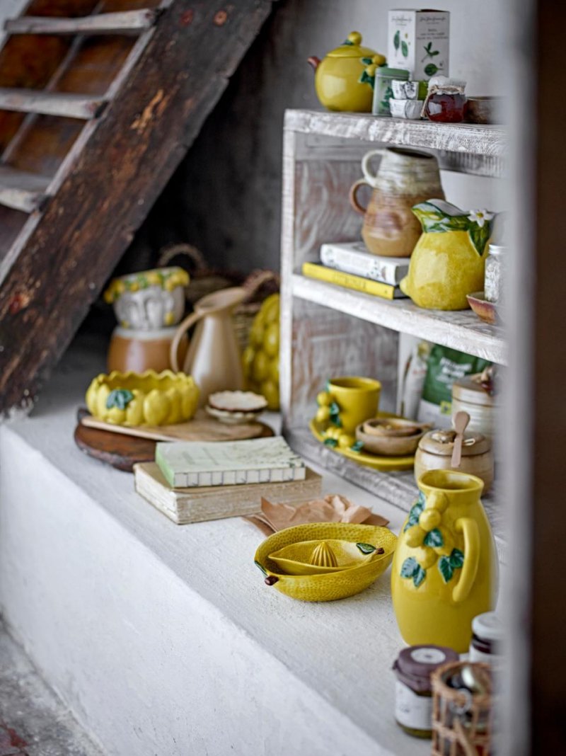 Bloomingville LIMONE Ceramiczna Wyciskarka do Cytryn / Żółta
