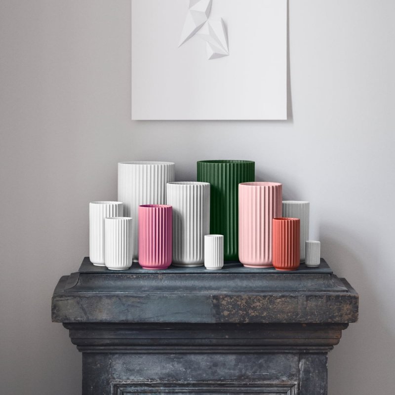 Lyngby Porcelain LYNGBY Wazon do Kwiatów 25 cm / Różowy