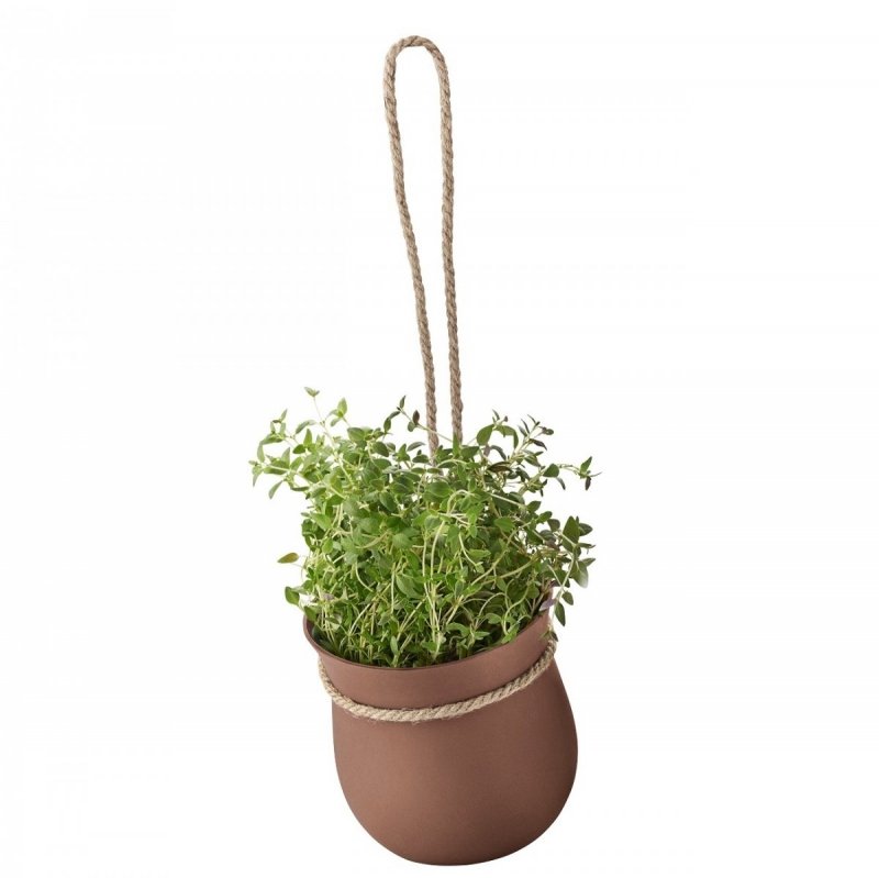Rig-Tig by Stelton GROW-IT Doniczka na Zioła - Wisząca - Brązowa