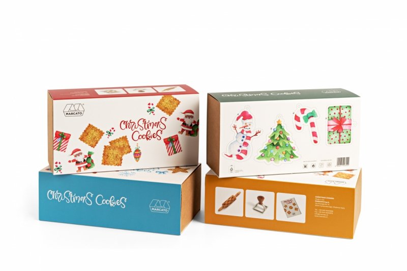 Marcato XMAS Zestaw do Przygotowania Świątecznych Ciasteczek / Mix Wzorów
