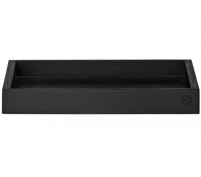 Aytm UNITY Drewniana Tacka 52 cm Czarna