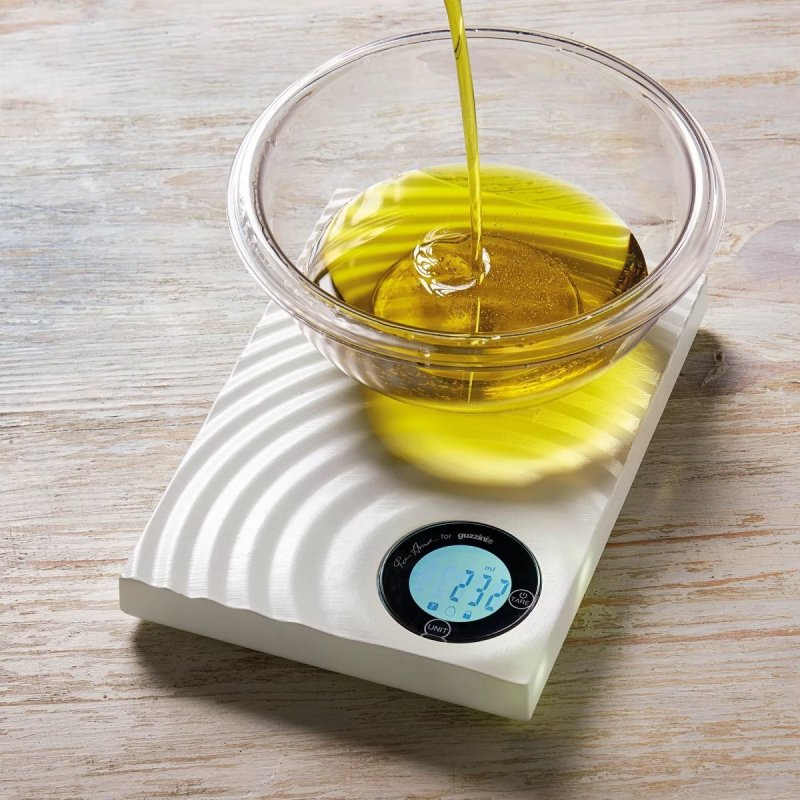 Guzzini ICONS RIPPLES Elektroniczna Waga Kuchenna / Biała
