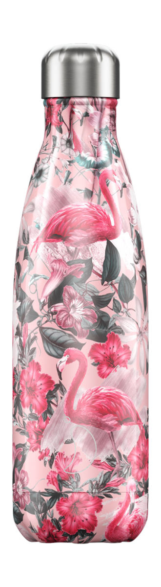 Chilly's TROPICAL Stalowa Butelka Termiczna 500 ml Flamingo