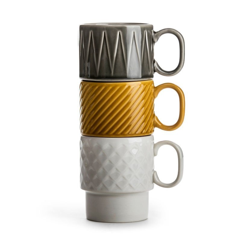 Sagaform COFFEE RETRO Filiżanka do Kawy 250 ml Żółta