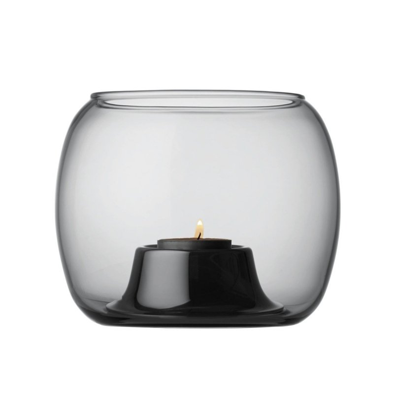 Iittala KAASA Świecznik Tealight - Szary Grey