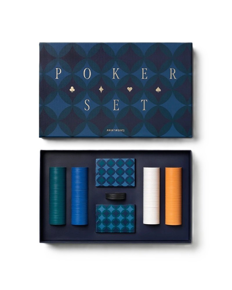 Żetony pokerowe Printworks wzór diamentów
