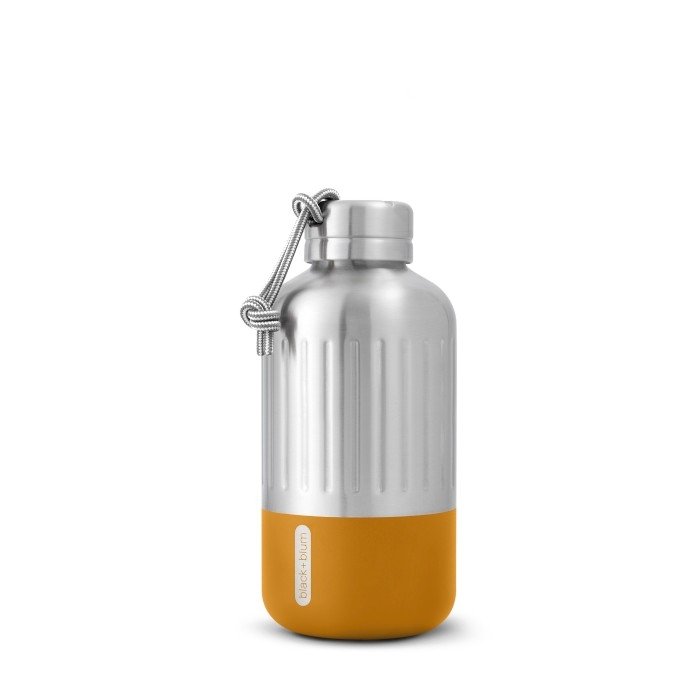 black+blum EXPLORER Stalowa Butelka Termiczna do Wody 650 ml / Pomarańczowa